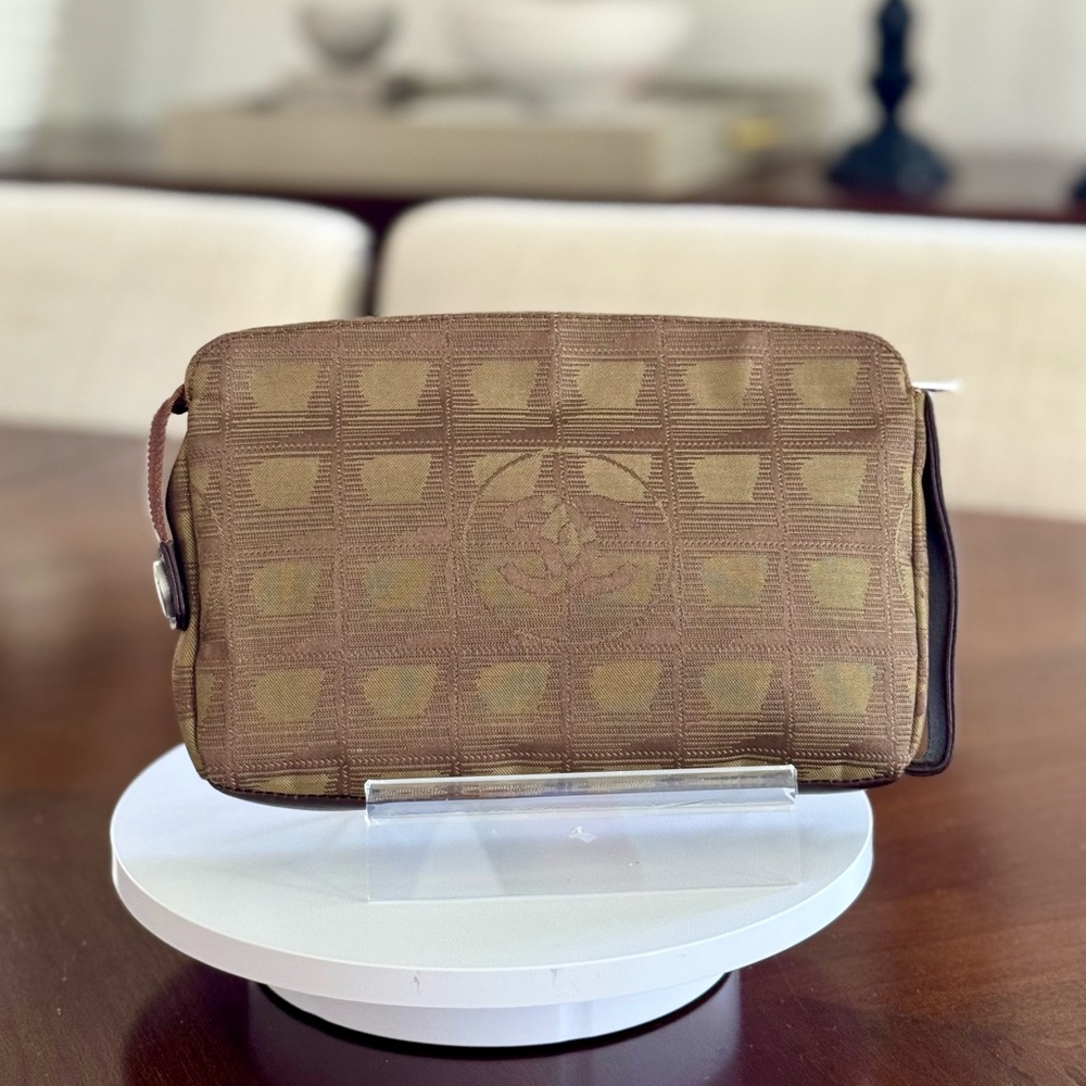 Authentic Chanel Travel Line Pouch